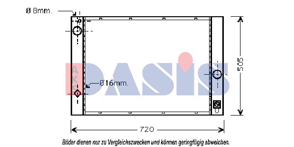 AKS DASIS Radiators, Motora dzesēšanas sistēma 051005N